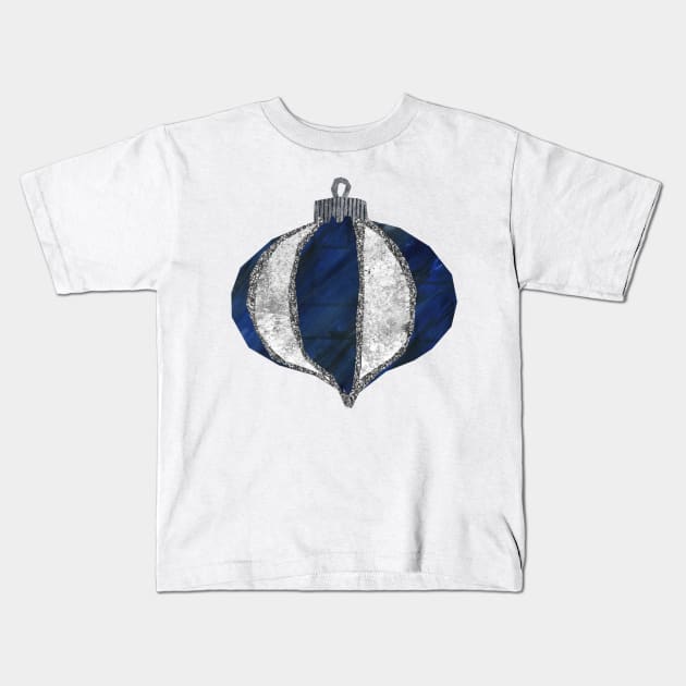 Bauble - Blue midnight lantern Kids T-Shirt by Babban Gaelg